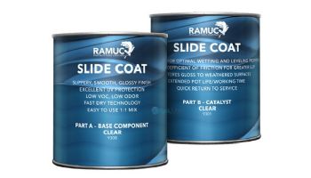 Ramuc Slide Coat High Gloss Pool Slide Protection | 1/2-Gallon Kit | Clear | 93009301