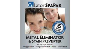 CuLator SpaPak Metal Eliminator & Stain Preventer for Spas | 6-Month Treatment | 12 / Case | CUL-SPA-1