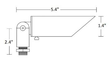 Sollos Accent Light Straight Bullet Fixture | 5.4" Natural Metal - Copper | BSB054-CU 995364