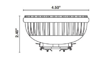 Sollos ProLED Waterproof Par36 Series LED Lamp | Outdoor IP67 | 15V Equivalent to 20W | Silver | PAR36WFL4/827/IP67/LED 81074