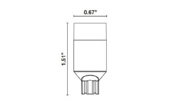 Sollos ProLED JC Series Miniature LED Lamp | IP65 Rated | 15V Equivalent to 10W | Wedge Base | 912/1WW/LED2 81102