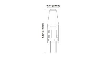 Sollos ProLED Omnidirectional IP65 JC Series LED Lamp | Omindirectional, IP65 Rated, Silicon | 15V Equivalent to 20W | G4 Base | JC2/830/OMNI/IP65/LED 81999