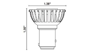 Sollos ProLED MR11 Series LED Lamp | Flood | 15V Equivalent to 20W | BA15d Base | MR11FTD/827/BA15D/LED 81094