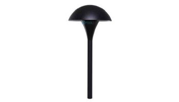 Sollos Mushroom Hat LED Path Light Fixture | 5" Hat 15" Stem | Architectural Aluminum - Textured Black | PMU050-TB-15 912003