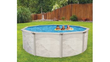 Echo 27' Round Above Ground Pool with Standard Package | 52" Wall | PPECH2752