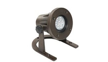 Sollos Underwater LED Light Fixture | 3.3" Antique Brass | 4.5W Lamp 12V 25' Cord | UWL-R33-AB-30K 999998S