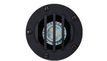 Sollos Inground LED Light Fixture with Trim Ring | 5" Natural Metal - Composite Black | IGT049-CB 996100