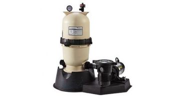 Pentair Clean and Clear Above Ground Pool Cartridge Filter System | 75 Sq Ft | 1HP Pump 3' Cord | 6' Hose Kit | EC-PNCC0075OE1160