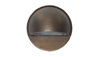 Sollos Deck Post LED Light Fixture | 3.3" Natural Metal - Antique Brass | DPL033-AB 997104