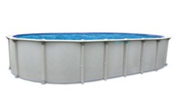 Capri 33' Round Above Ground Pool Package | 54" Wall | PPCAP3354