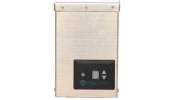 Sollos Integrated Transformer | 12V 120W/120VA 6' Cord | Stainless Steel Finish | Integrated Photocell and Timer | TR12SS-INT-120 997014