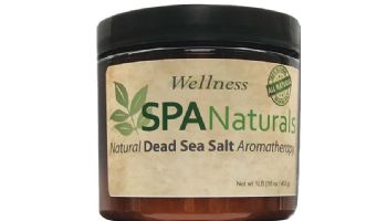 inSPAration Spa Naturals Dead Sea Salt Crystals | Sandalwood | 16oz Jar | 596