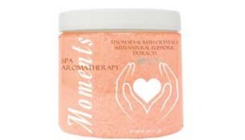 inSPAration Signature Collection Aromatherapy Epsom Salt Crystals | Moments | 16oz Jar | 904C