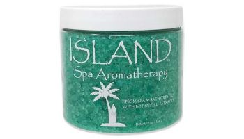 inSPAration Signature Collection Aromatherapy Epsom Salt Crystals | Island | 16oz Jar | 900C