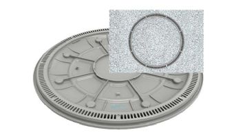 Color Match 20" Round VGB 360 Pebble Two Drains in One | Top Drain with Sump | Light Gray | 360-03