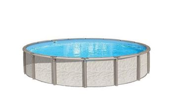 Azor 12' Round Above Ground Pool | Ultimate Package 54" Wall | 184755