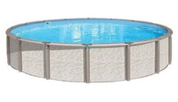 Azor 24' Round Above Ground Pool | Ultimate Package 54" Wall | 184783