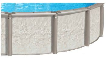 Azor 33' Round Above Ground Pool | Ultimate Package 54" Wall | 184786