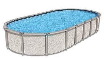 Azor 12' x 23' Oval  Above Ground Pool | Ultimate Package 54" Wall | 184787