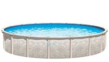 Magnus 15' Round Above Ground Pool | Ultimate Package 54" Steel Wall | 184792