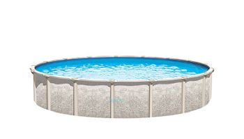 Magnus 18' Round Above Ground Pool | Ultimate Package 54" Steel Wall | 184793