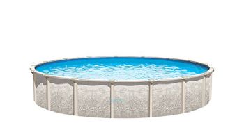 Magnus 24' Round Above Ground Pool | Ultimate Package 54" Steel Wall | 184795