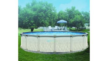 Ohana 15' Round Above Ground Pool | Ultimate Package 52" Wall | 184804