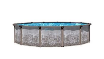 Regency LX 12' Round Resin Hybrid Above Ground Pool | Ultimate Package 54" Wall | 184823