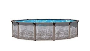 Regency LX 21' Round Resin Hybrid Above Ground Pool | Ultimate Package 54" Wall | 184826
