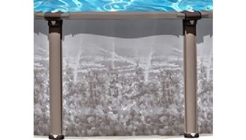 Regency LX 21' Round Resin Hybrid Above Ground Pool | Ultimate Package 54" Wall | 184826