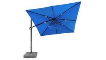 Santorini II Cantilever Umbrella | 10ft Square | Sunbrella Acrylic Blue | NU6080