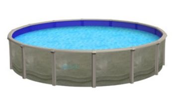 Blue Wave Trinity 18' Round Above Ground Pool | 52" Steel Wall | NB1818
