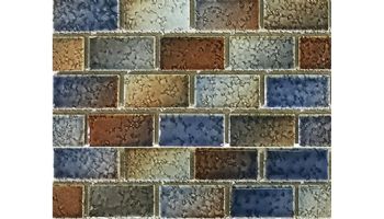 Fujiwa Tile Glasstel Mosaic Series 7/8" x 1-7/8" | Amber | Glasstel-12