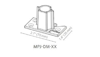 FX Luminaire M-PJ Deck Mount Accessory | MPJ-DM-BZ