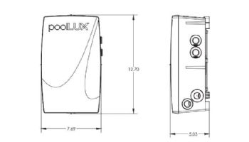 S.R.Smith PoolLUX Plus2 Multi-Zone Wireless Lighting Control System with Remote | 120 Watt 120V Transformer | Includes 3 Mod-Lite Light Kit | 3ML-150-PLX-PL2