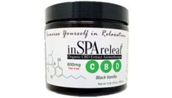 inSPAreleaf CBD Aromatherapy | Black Vanilla | 16oz. Crystals | 1697