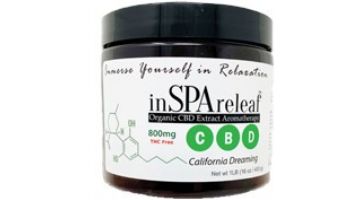 inSPAreleaf CBD Aromatherapy | Black Vanilla | 16oz. Crystals | 1697