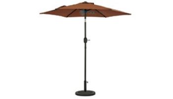 Bistro Market Umbrella | 7.5-ft Hexagonal | Champagne Polyester Fabric | NU6830