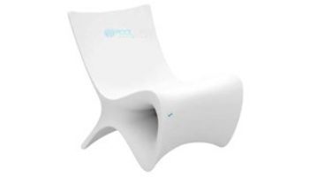 Ledge Lounger Autograph Chair | In-Pool & Poolside Lounge Chair | White | LL-AG-CR-W