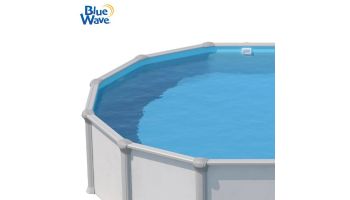 8' Round Solid Blue Over-Lap Above Ground Pool Liner | 48" - 52" Wall | Standard Gauge | NL320-20