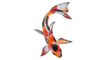 Artistry In Mosaics Koi Fish B Mosaic | 7_quot; x 10_quot; | KFMCOBS