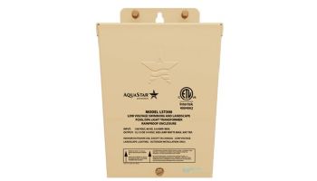 AquaStar Pool and Spa Light Transformer | Quite Performance | 300VA 120V to 12 13 or 14V | LST300