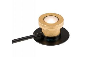 FX Luminaire LP 1 LED Underwater Light | Zone Dimming | Horizontal with Stand | Natural Brass | LP-1LED-HZ-30-BS | LPZD1LEDHZ30BS