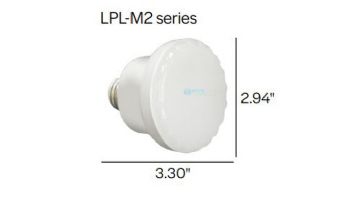 J&J Electronics PureWhite Pro LED Spa Lamp | 120V Warm White Equivalent to 100W | LPL-M2-WW-120 26711