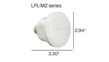 J&J Electronics PureWhite Pro LED Spa Lamp | 12V Warm White Equivalent to 100W | LPL-M2-WW-12