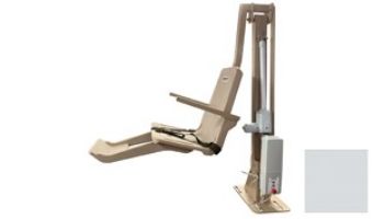 SR Smith multiLift2 Flanged Mounted ADA Compliant Pool Lift | Field Reversible Seat | Taupe | 580-0000-TP