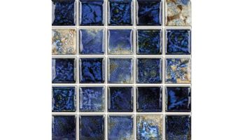 National Pool Tile Baroque 1x1 Series | Stone Blue | CVKBQS111