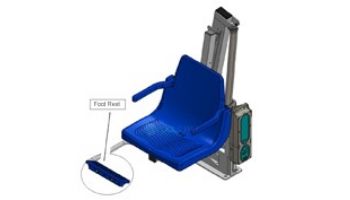 Global Pool Products H-300 Foot Rest | GLCLFRK