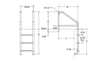 SR Smith Econoline Standard Crossbrace Plus Ladder | 10102