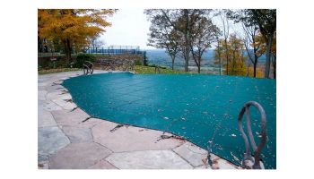 Merlin Dura-Mesh 15-Year Mesh Safety Cover | Rectangle 14' x 28' | No Step | Black | 2M-M-BK